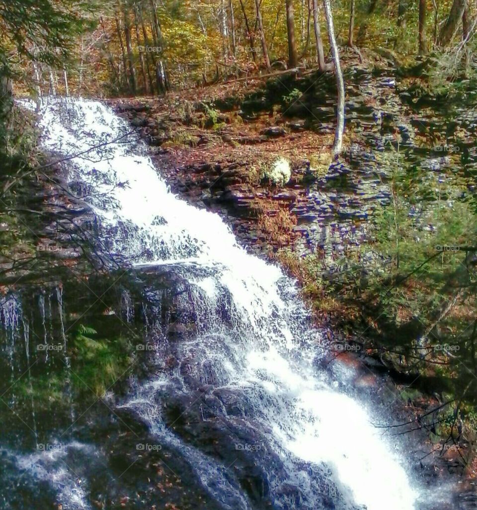 majestic waterfall
