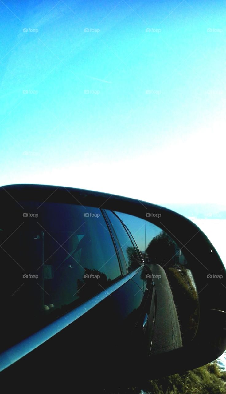 car reflection