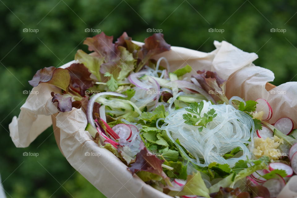 Close-up of vegetable salad