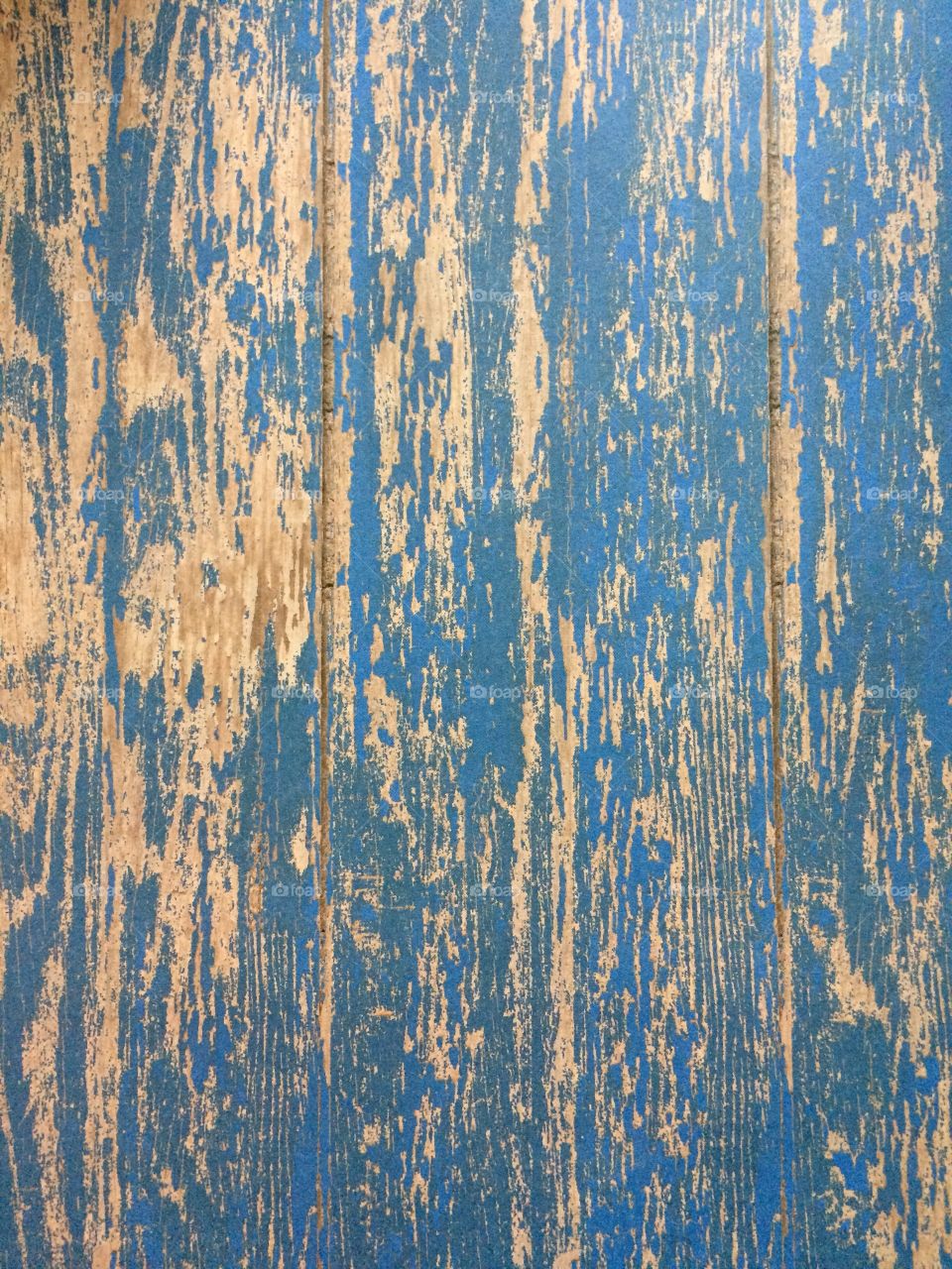 Distressed Blue Wood Table