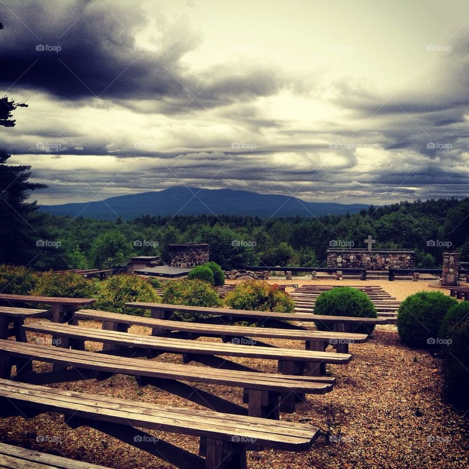 bench new hampshire new england season by kerilynn