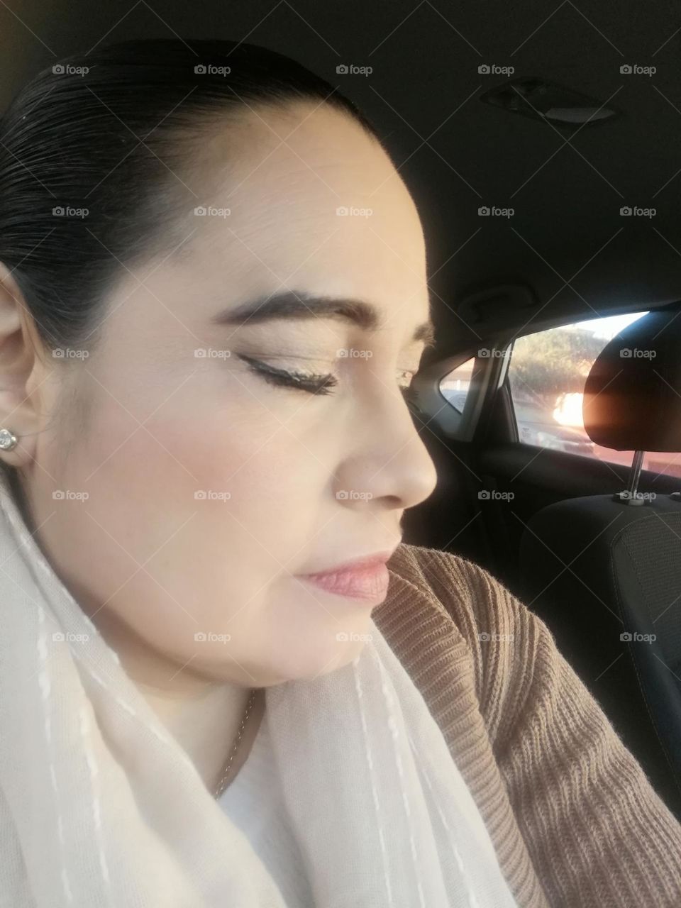 Mujer de perfil