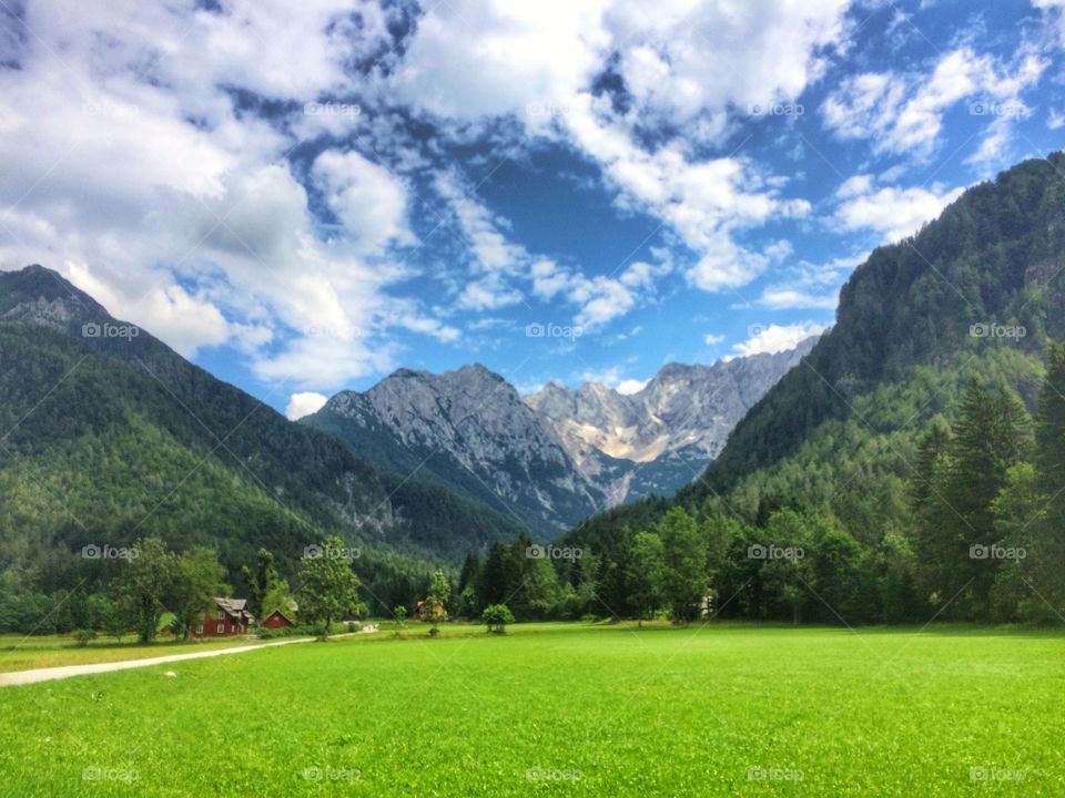 Mountain, Landscape, No Person, Nature, Grass