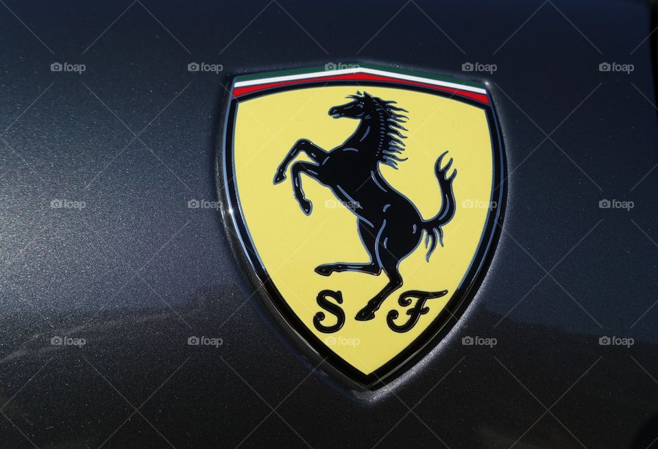 Ferrari Italian luxury sports car.