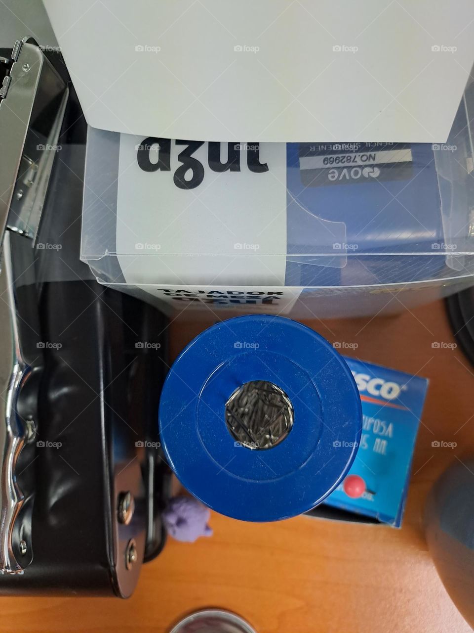 hermoso círculo azul