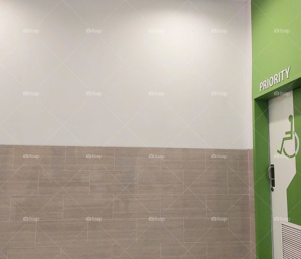 priority toilet for disabled