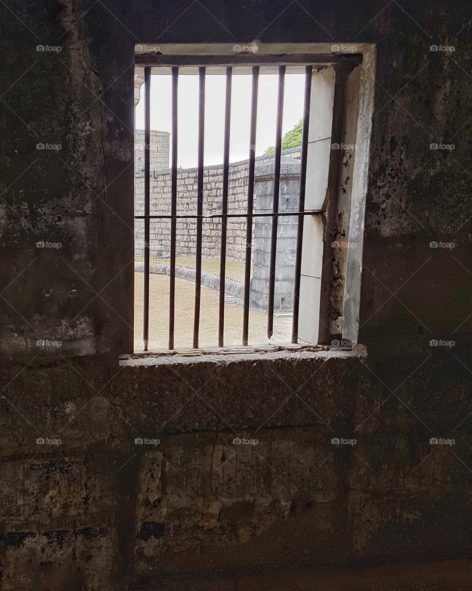 Prison window -