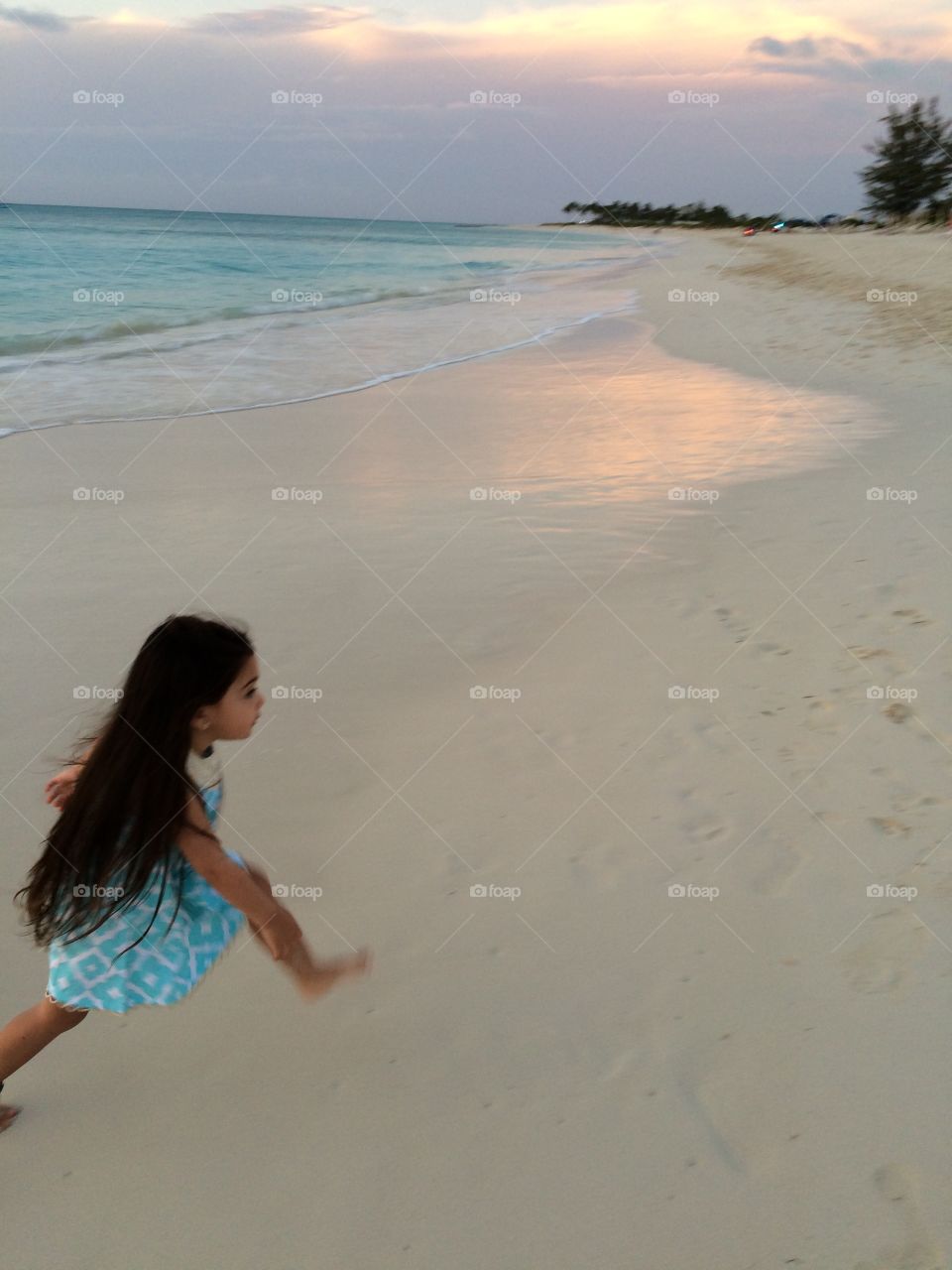My beach beauty at sunset 
