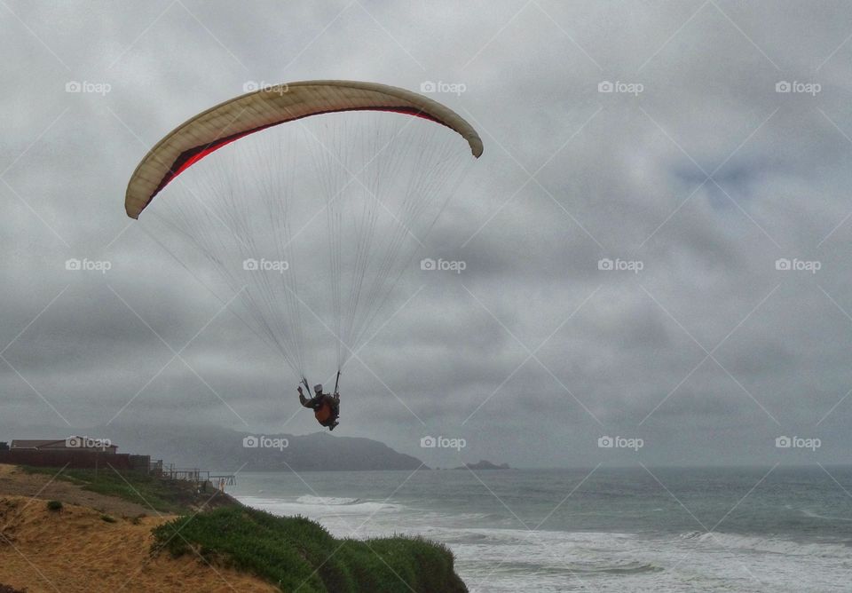 Parasailing The California Coast