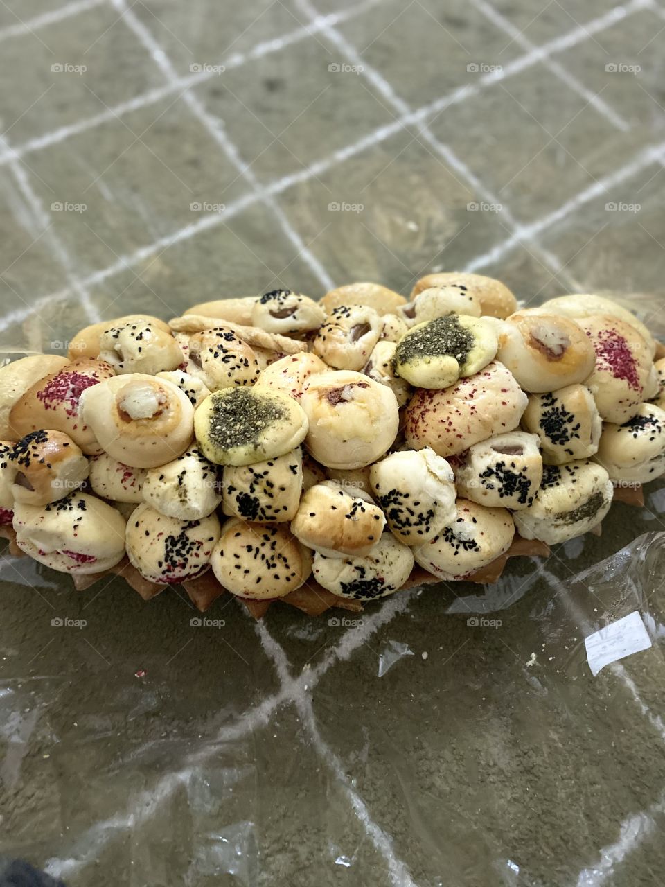 Mixed pastries with soft drink