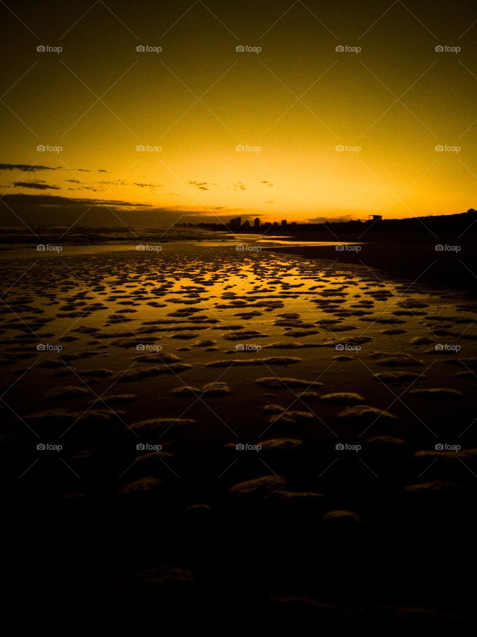 Atardecer en Punta del Este. Uruguay