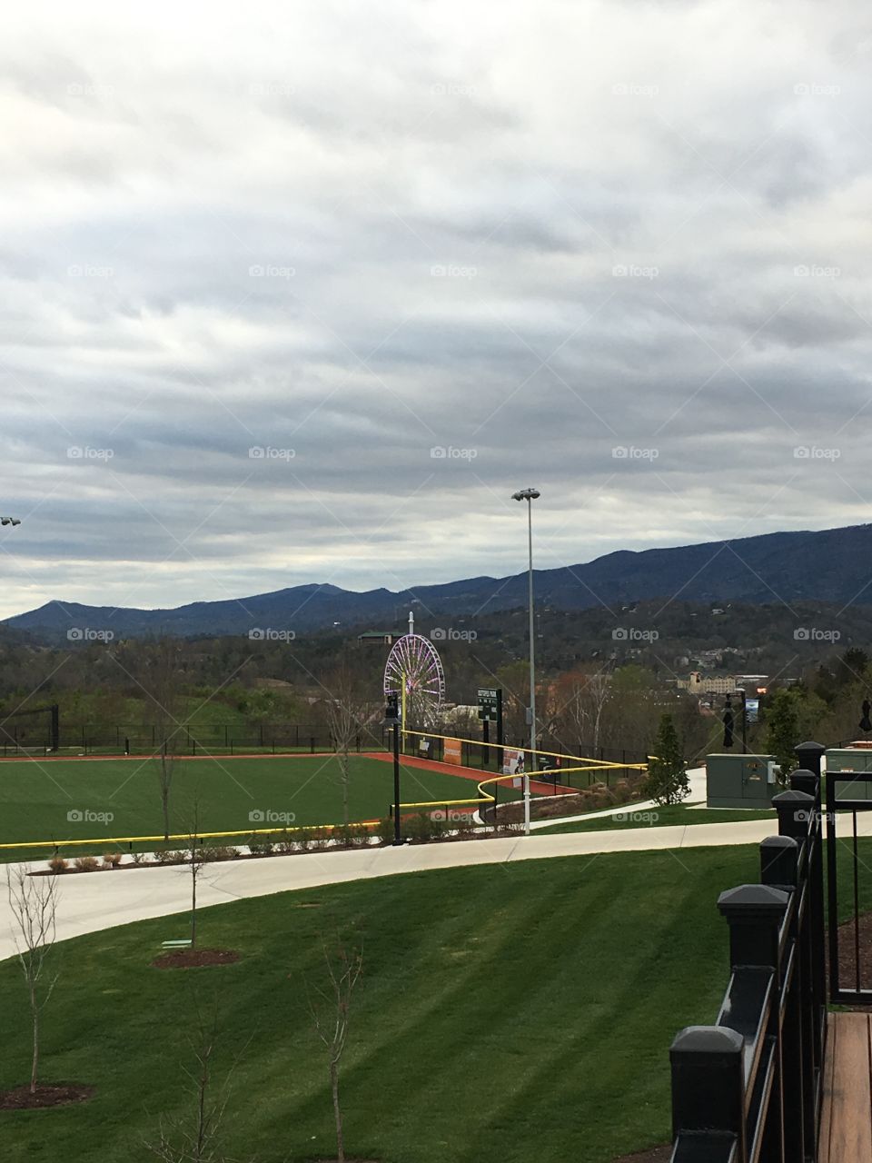 Baseball and mountains