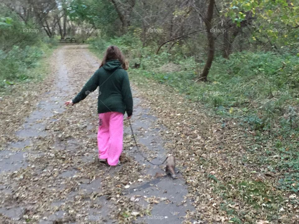 Walking my Ferret 