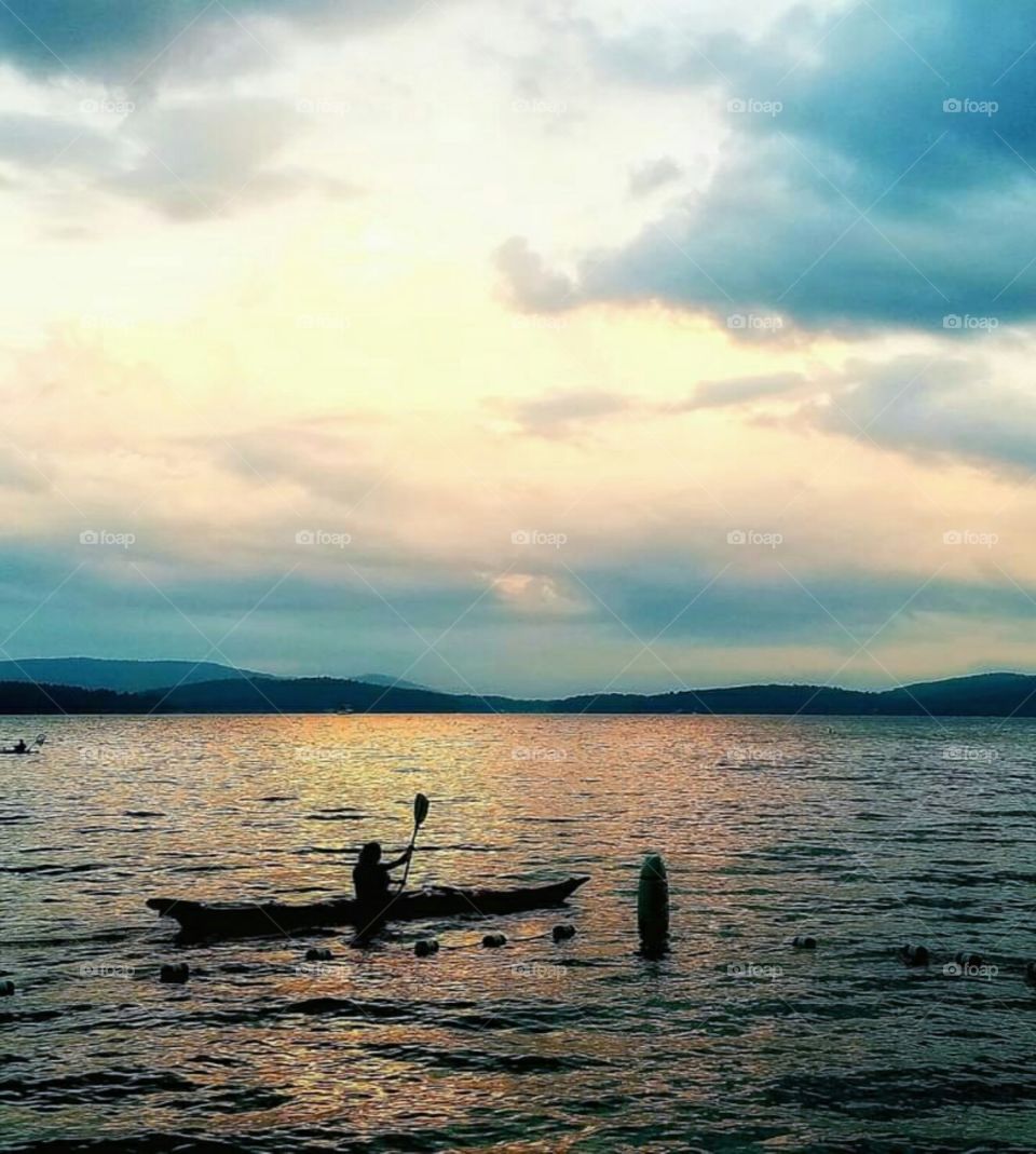 Kayaking at Dusk!