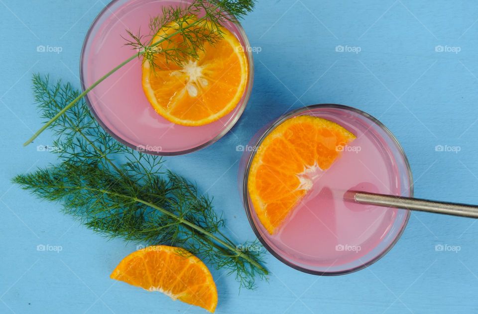 Refreshing pink drink to brighten up the summer..