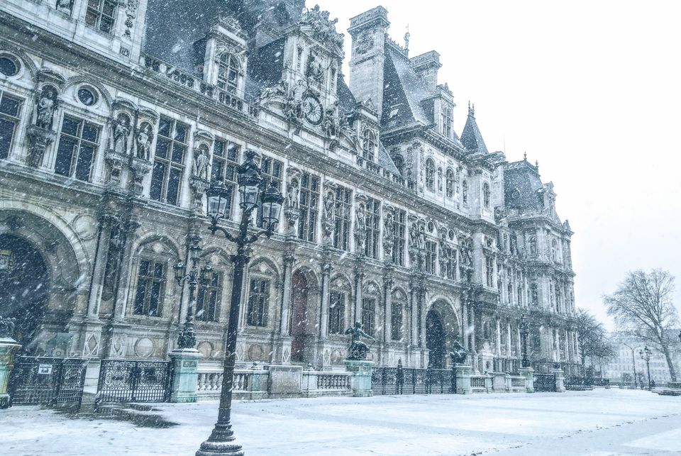 Paris under snow, Paris sous la neige