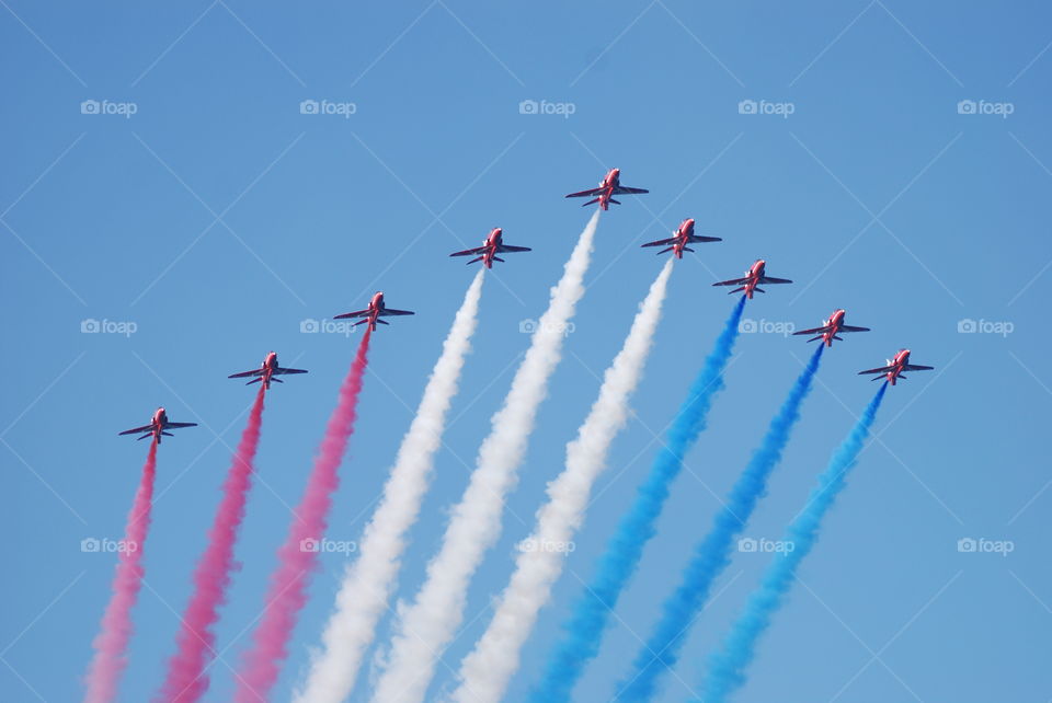 The Red Arrows . The RAF Aerobatic Display Team, The Red Arrows 