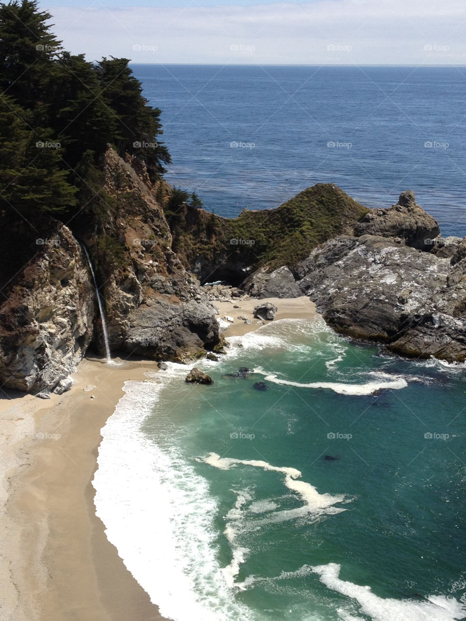McWay Falls. McWay falls at Pfeiffer Beach Big Sur California 
