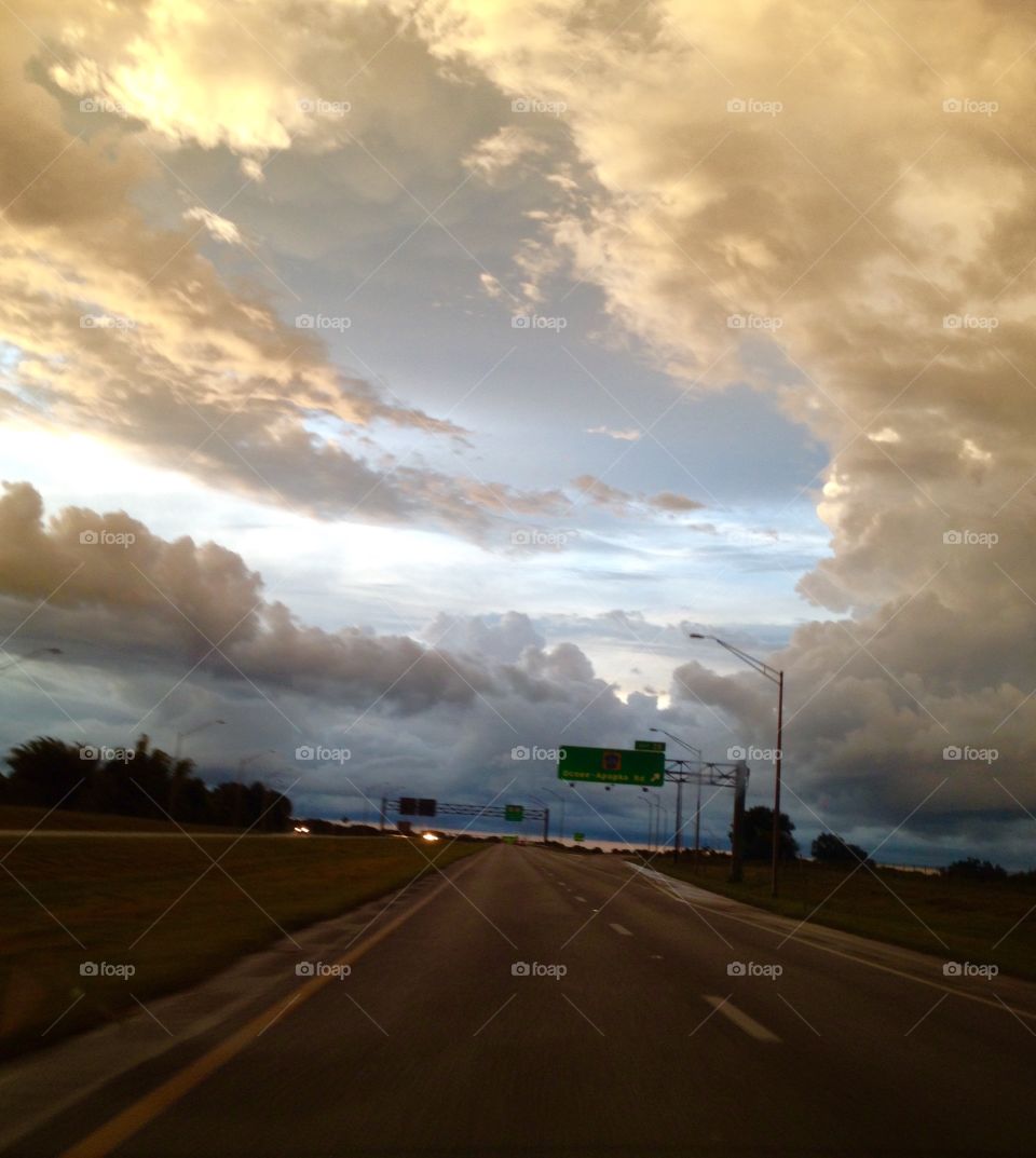 Highway clouds