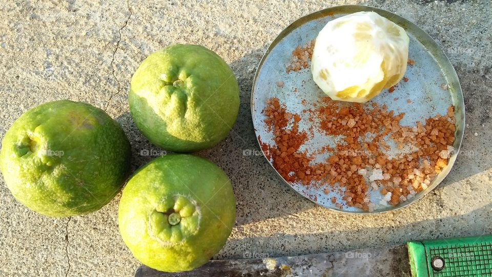 This best taste in village for enjoy citron fruit