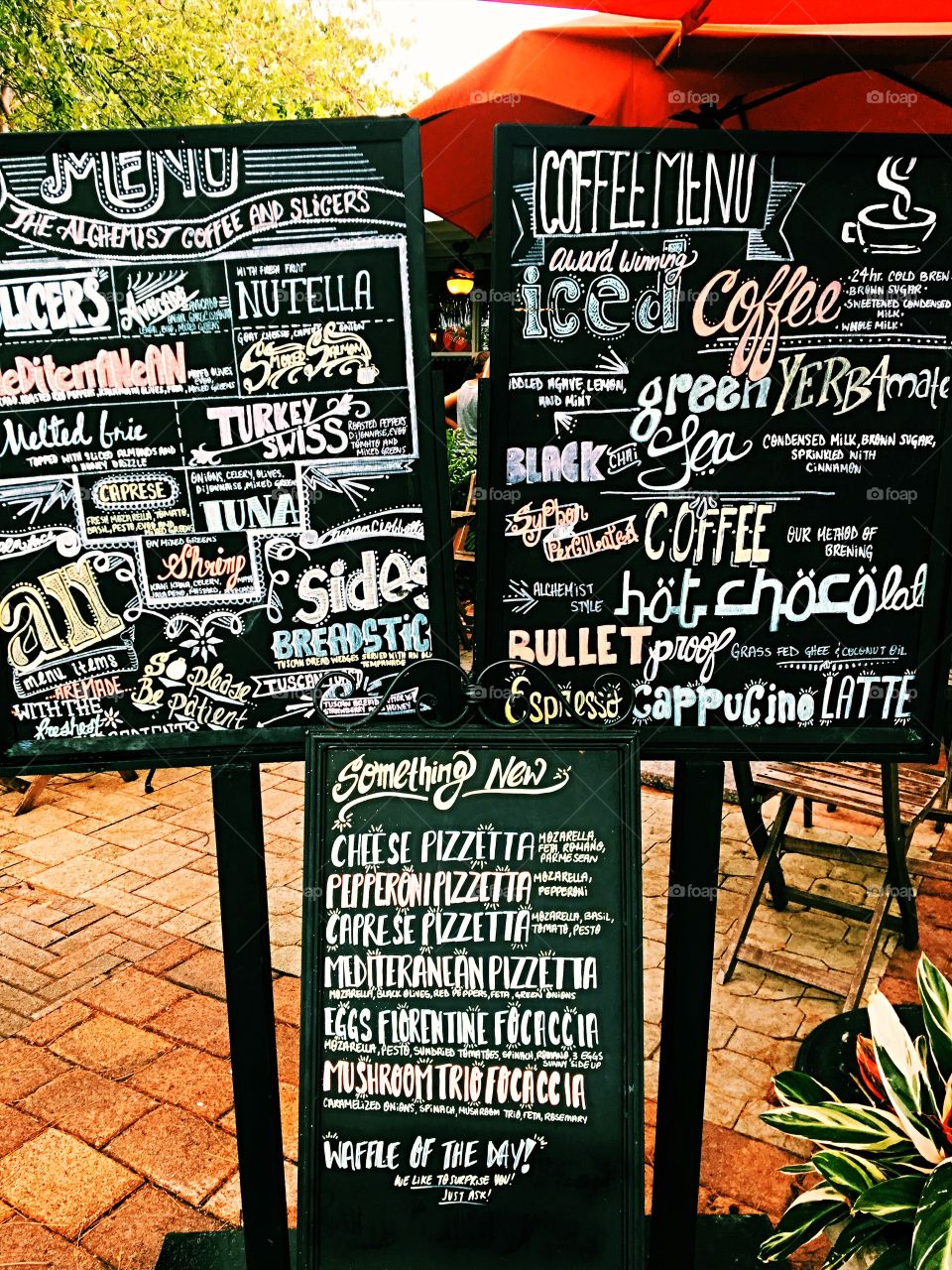 Cafe Menu
