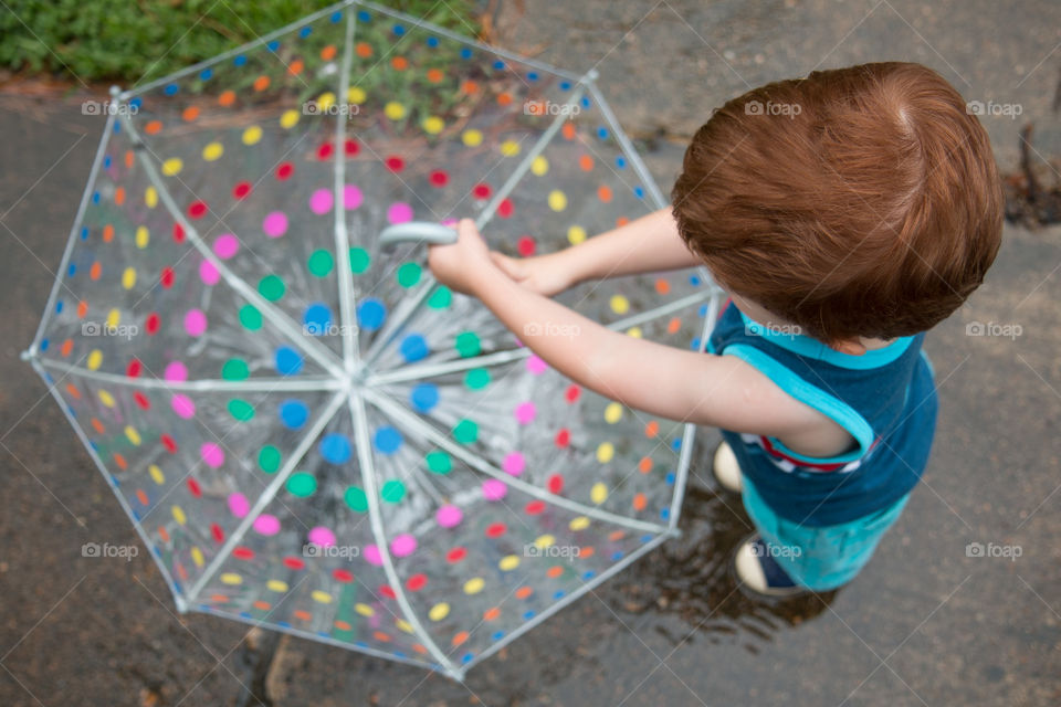 Spinning the umbrella 