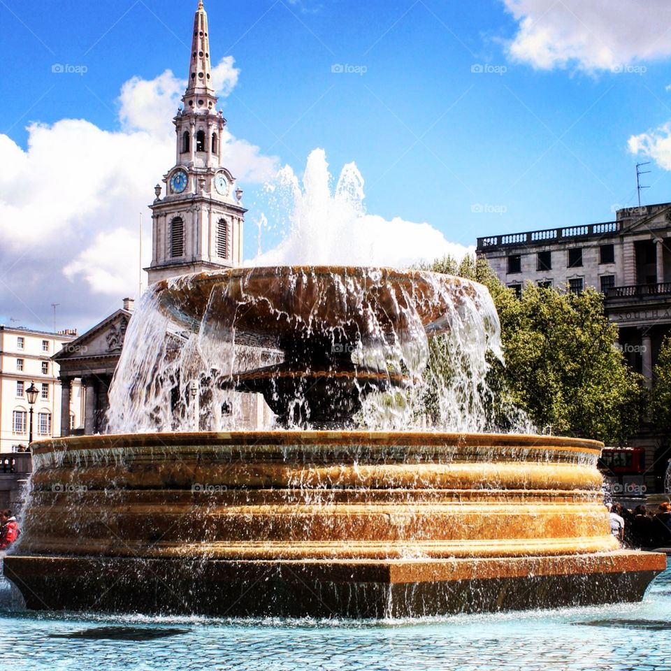 Fountain at Trafalgar 