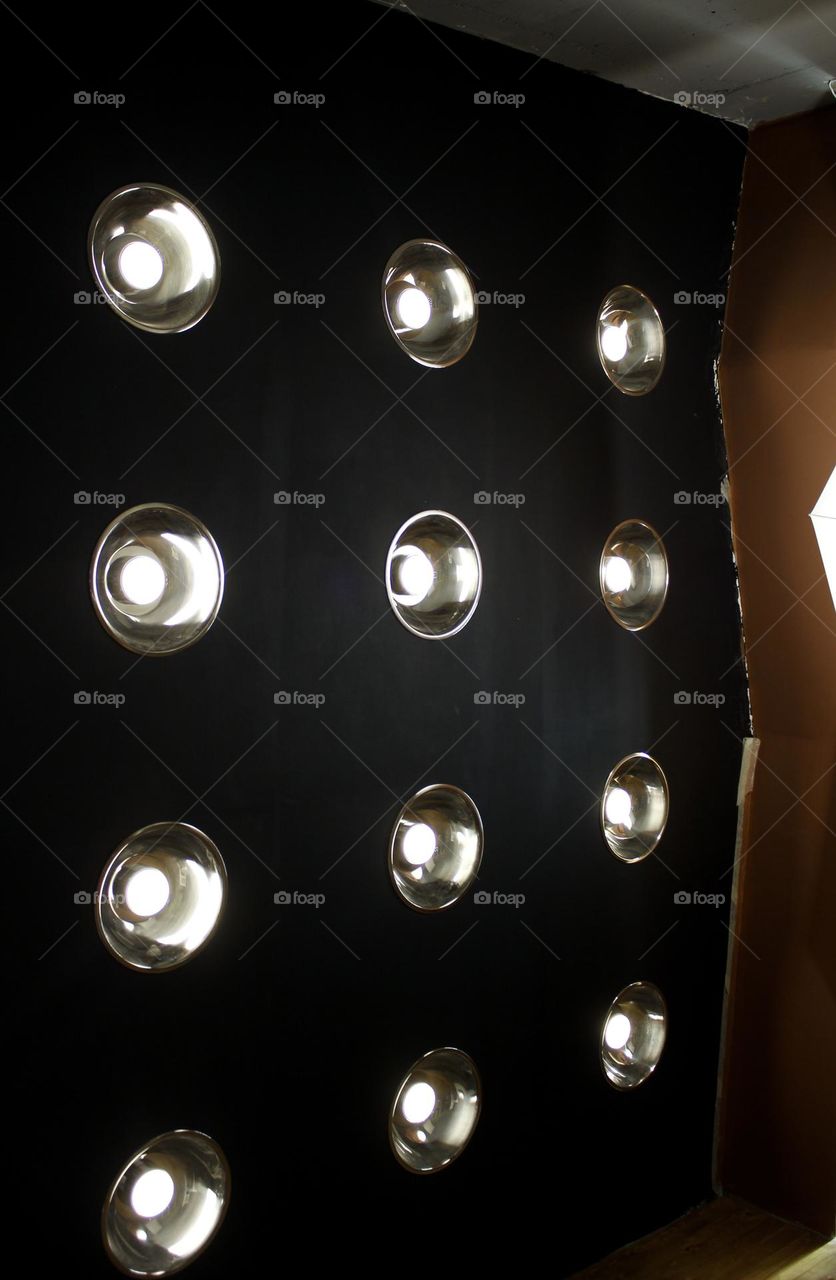 Lights, camera, action! Exactly this words we hear, when we look at this photo. Lights are ready, model is ready - time for shooting!