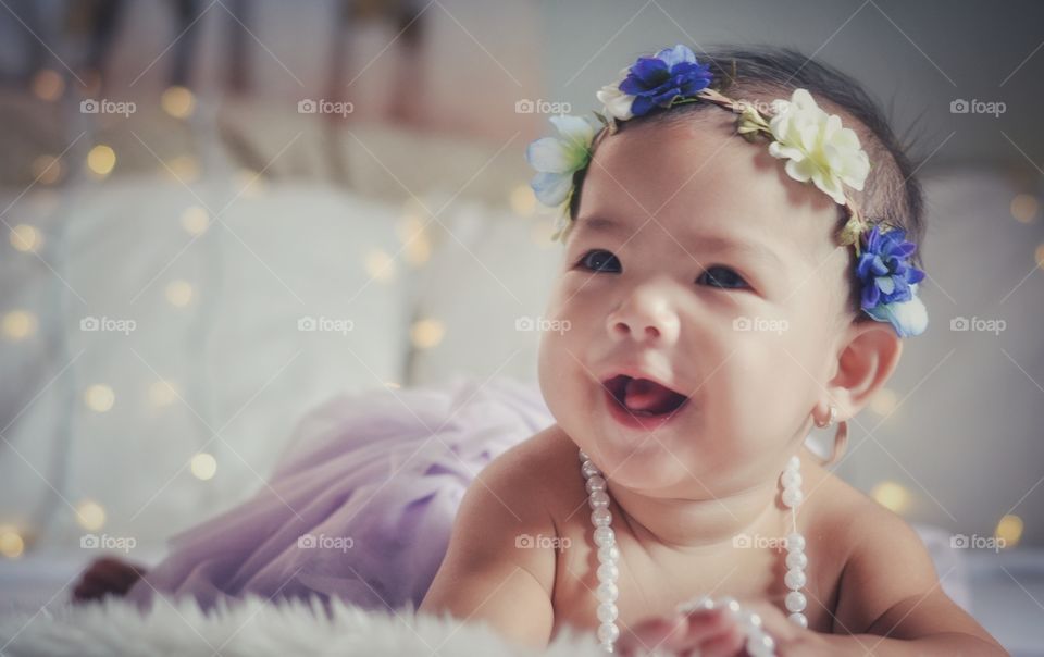 Baby photoshoot baptism