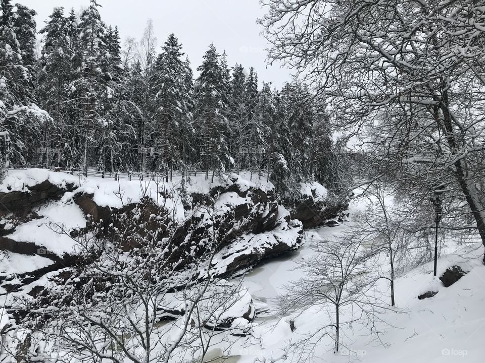 Imatrankoski (Fin. Imatrankoski) is a water drain in Finland, on the Vuoksa River, 7 km from its exit from Lake Saimaa. Located in Imatra, Imatrankoski district.