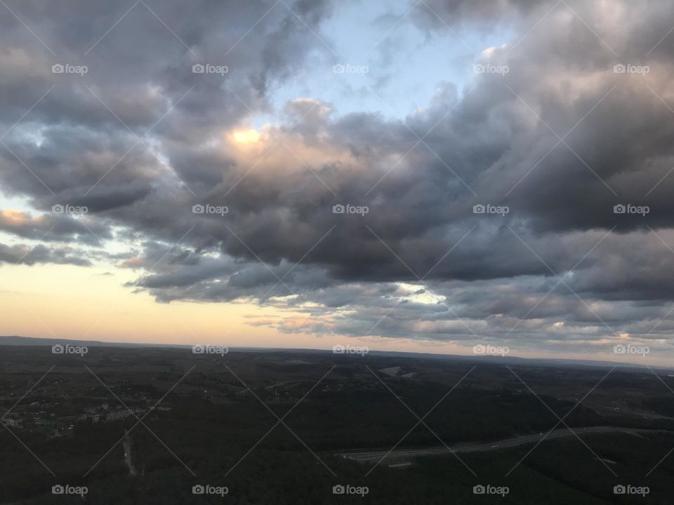 The celestial beauty of the skies - clouds like a child's dream - makes us feel extraterrestrial, like angels. Prayers might come true more up here.