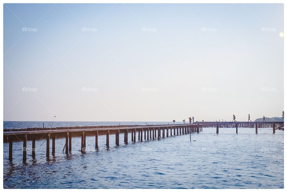 Bridge to the open sea