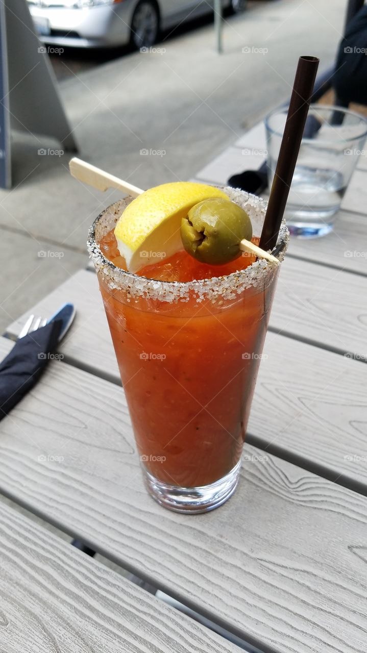 bloody Mary brunch cocktail