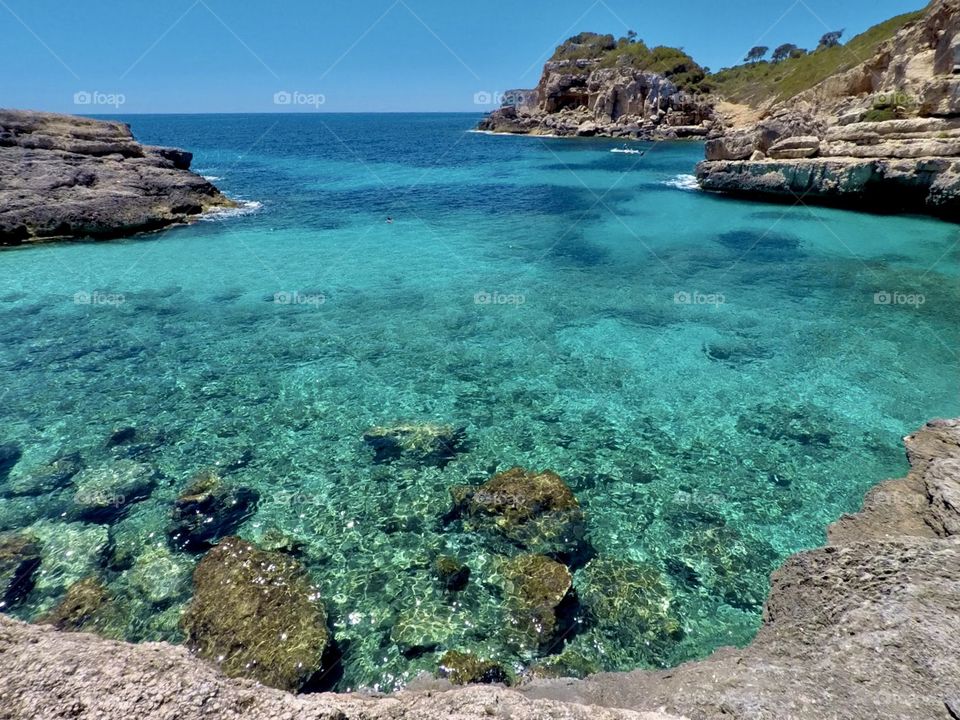 beautiful spanish beach