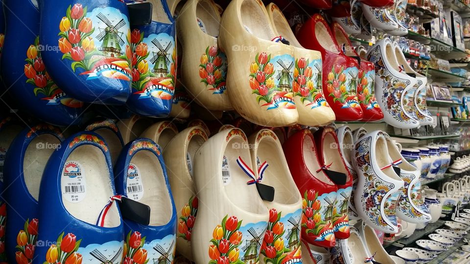 Wooden shoes Amsterdam