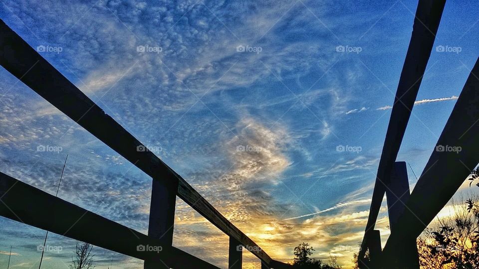 low angle view of the sky