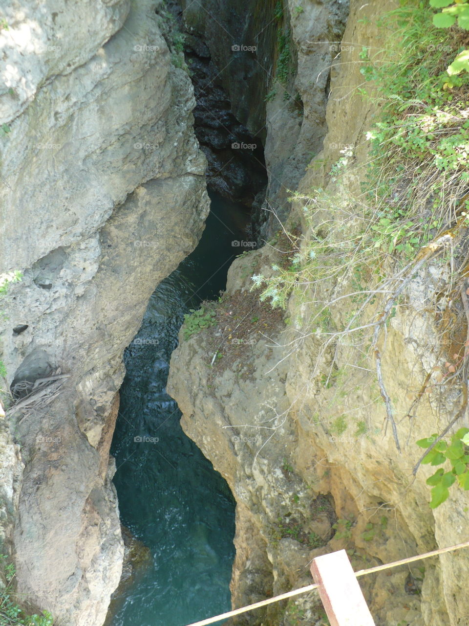 Caucasus mountain gorge
