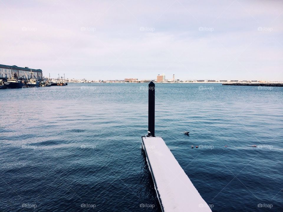 Pier in Boston