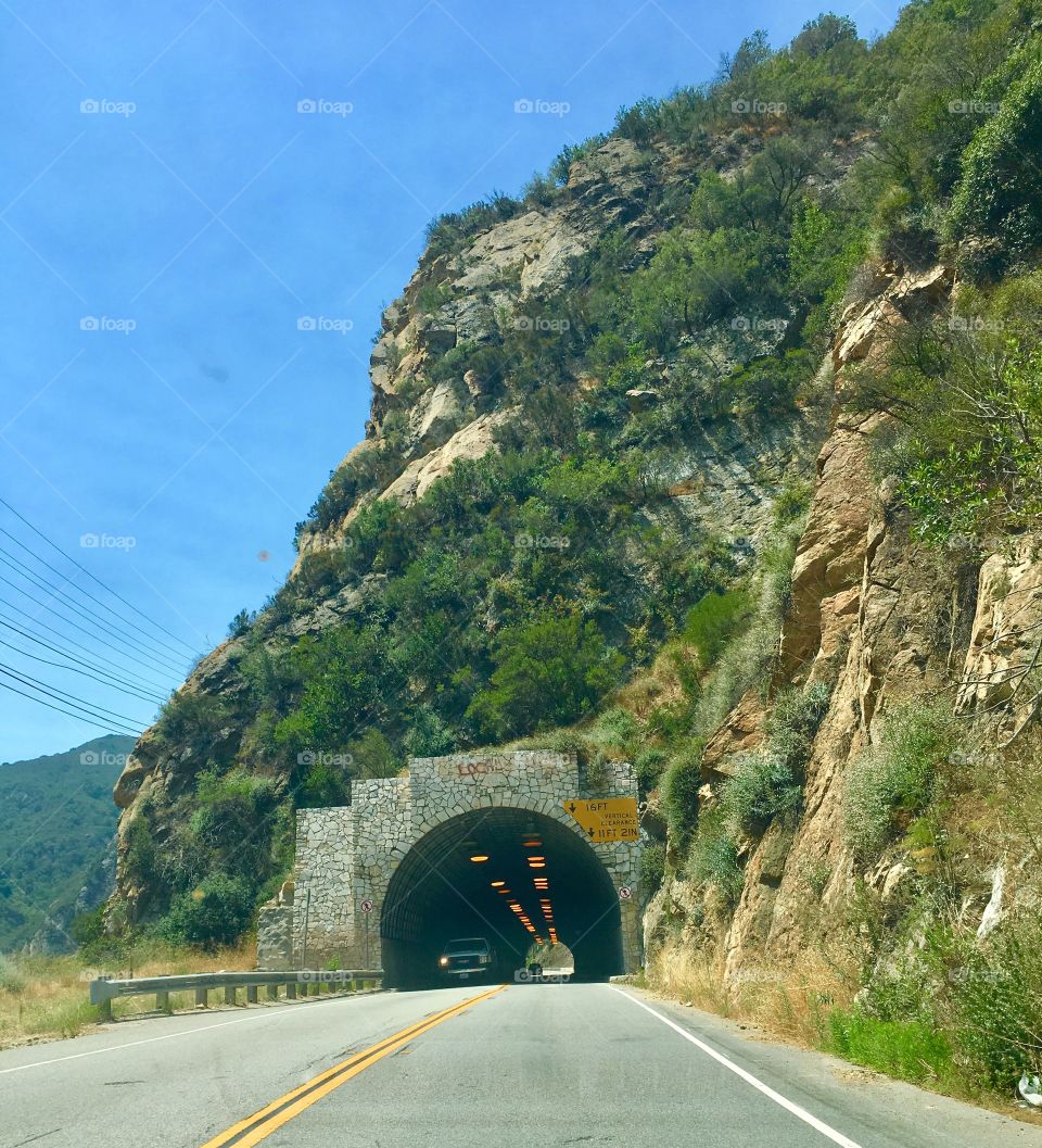 Mountain tunnel
