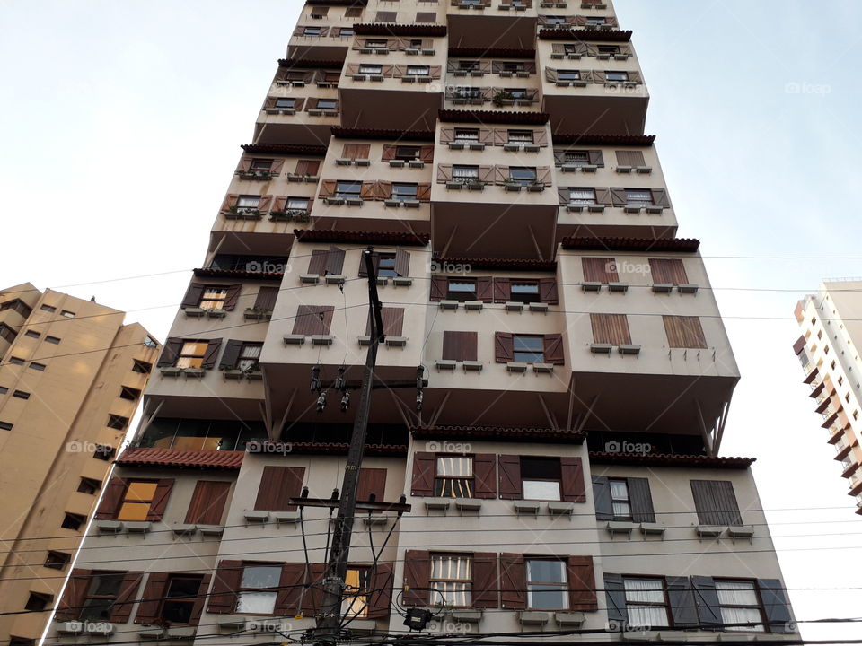 Building in Curitiba's sunny day.
