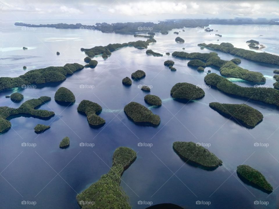rock island view in Palau
