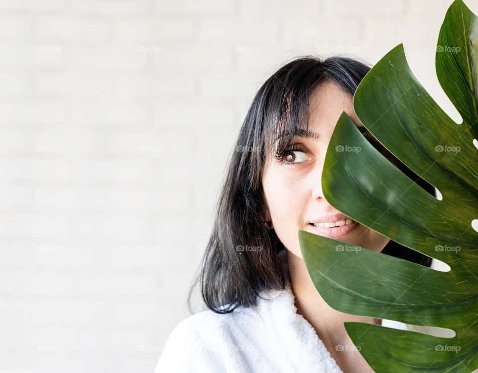 woman with natural skin