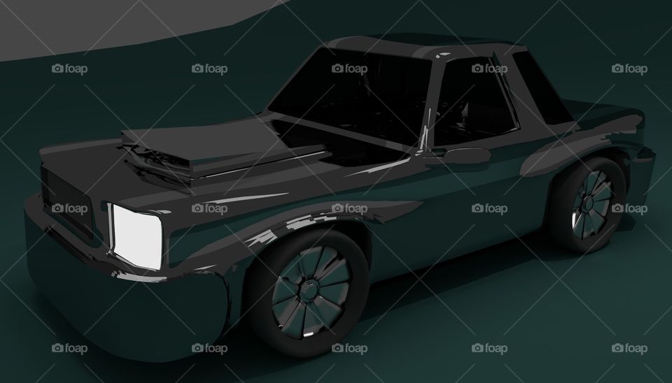 Black Car (3D Model)