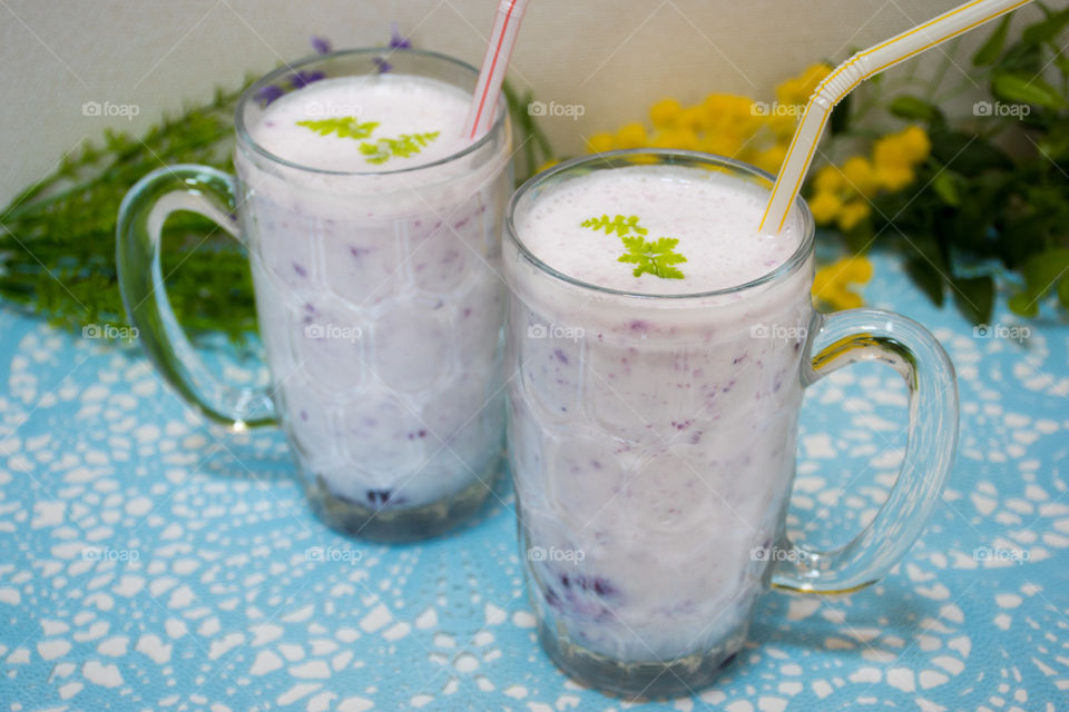 Blueberry smoothie 