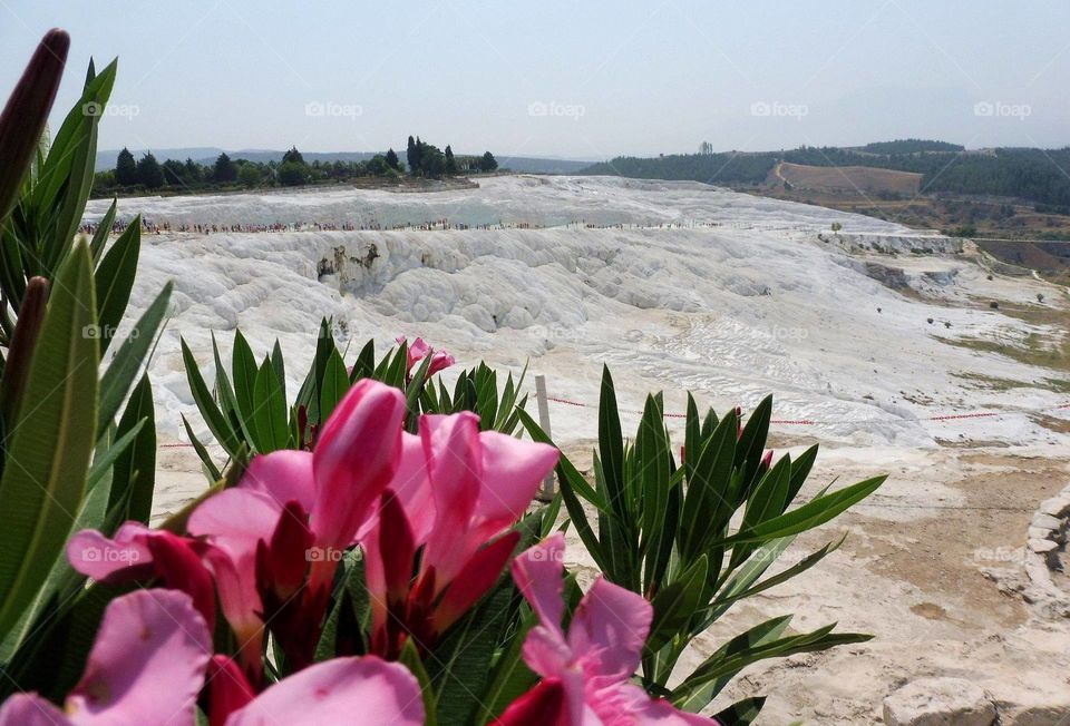 Beautiful nature in Pamukkale