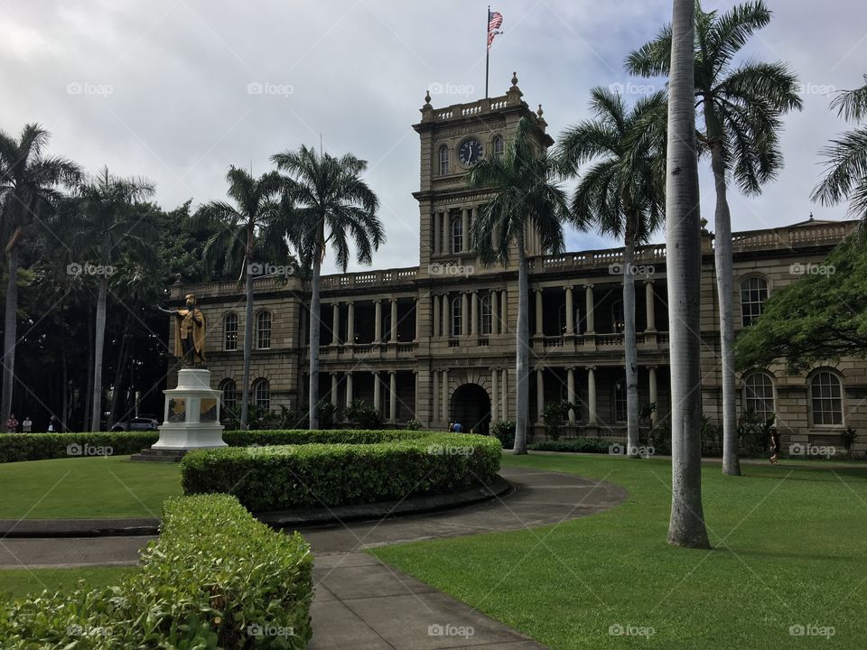 Oahu, Hawaii government building.  Also home to tv show Hawaii 5-0