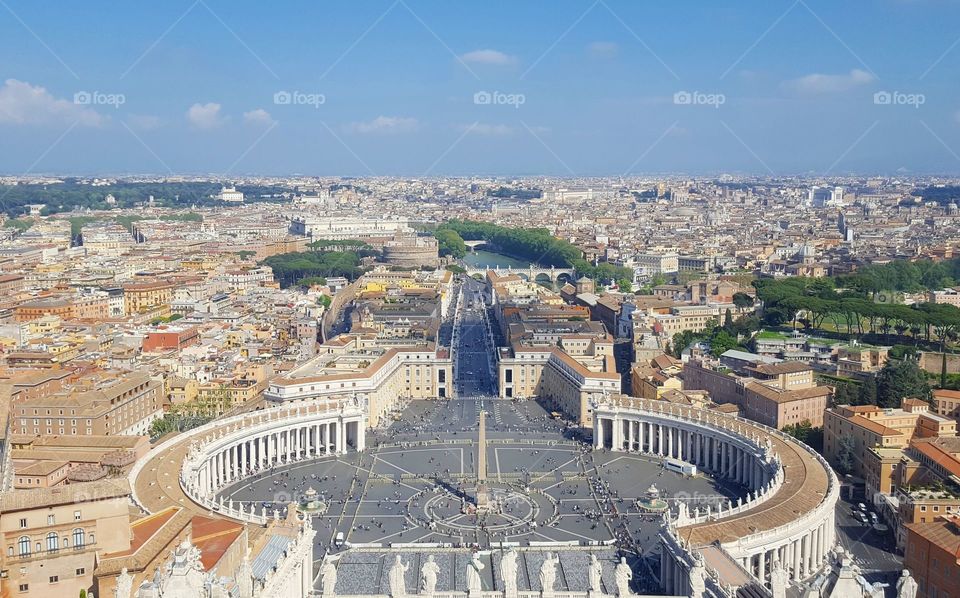 The Vatican City and Rome