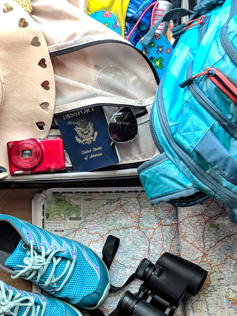 Suitcase for holiday