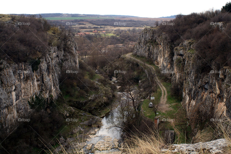 Limestone canyon