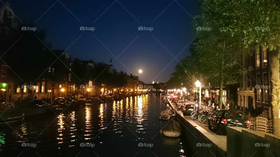 evening in amsterdam - summer